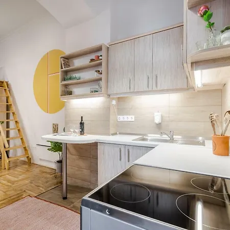 Appartamento Bpr Youthful Studio With Terrace Budapest